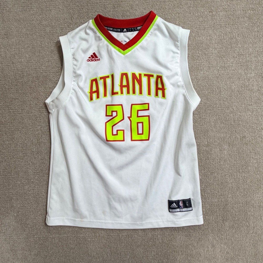 Adidas Atlanta Hawks‎ Kyle Korver 26 NBA Jersey White Youth Large L Basketball